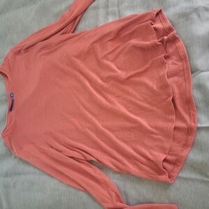Women's Coral Long Sleeve Top